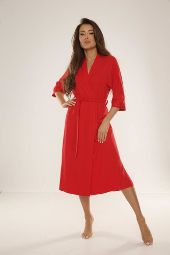 942 Visa Dlouhý župan De Lafense - červený 589