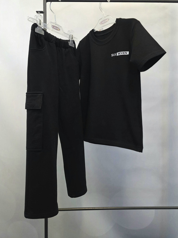 Dětské tričko Six Seven Bambarillo – pohodlí a volnost pohybu black