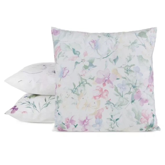 Povlak na polštář 45x45 Mink 29 Eurofirany samet květiny