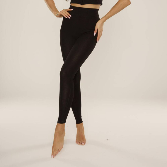 801 Khali Dlouhé legíny De Lafense - černé