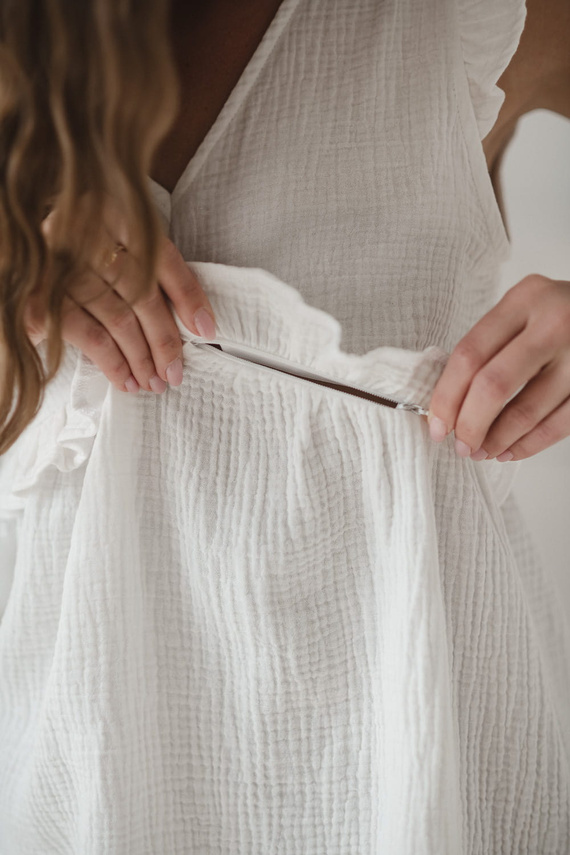 Milky Butterfly Těhotenská a kojící halenka - pohodlí a styl Milk&Love cream