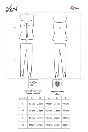 Leah LC 90052 LivCo Corsetti Fashion Dámské pyžamo