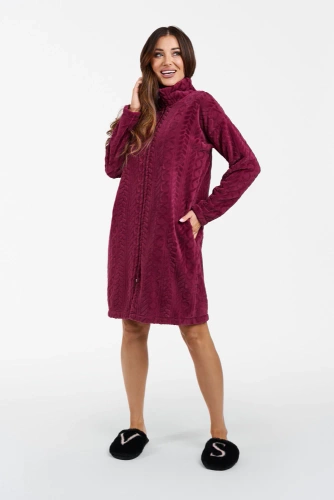 Dámský župan Rena Italian Fashion - bordó