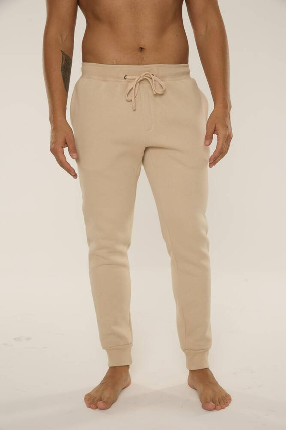 813 Indigo Pánská tepláková souprava De Lafense - písková