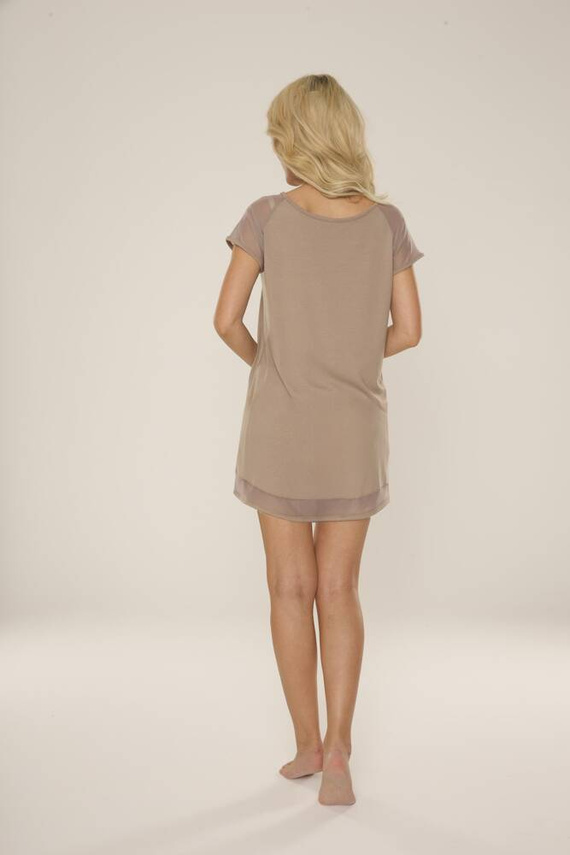 767 Noční košile Carmel De Lafense - light mocha