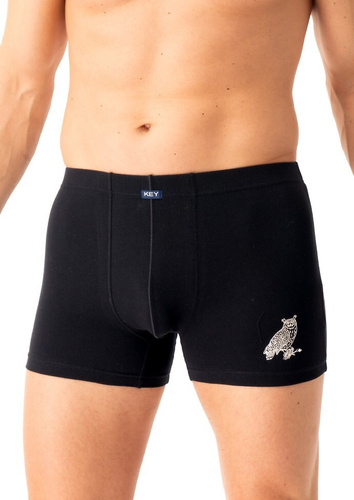Pánské boxerky MXH 703 Key black - bavlněné, pohodlné, v elegantní krabičce