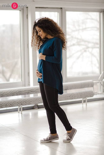 Mommy bluzka ciążowa i do karmienia Milk&Love poseidon