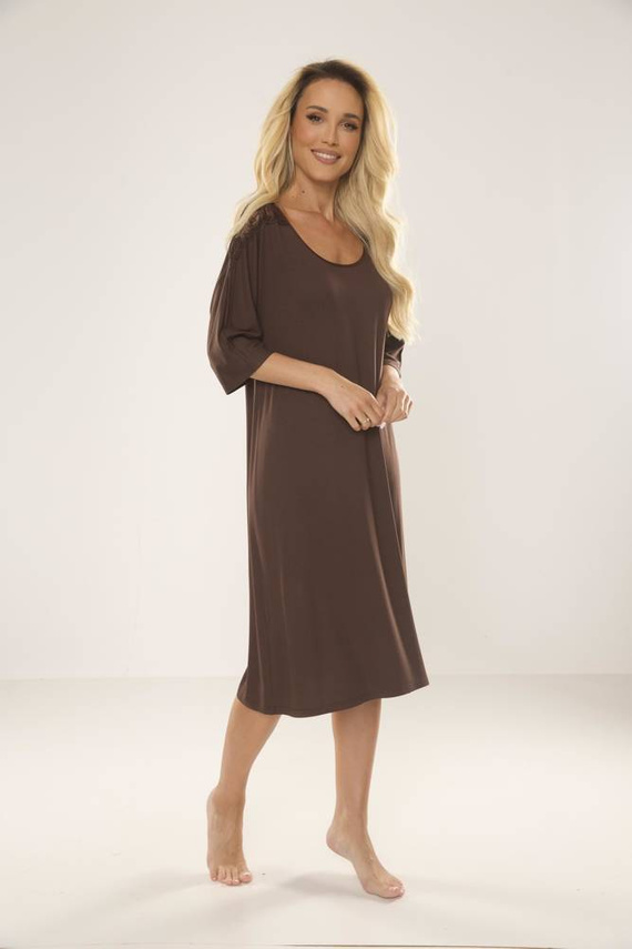 616 Ramona Forex noční košile - hnědá