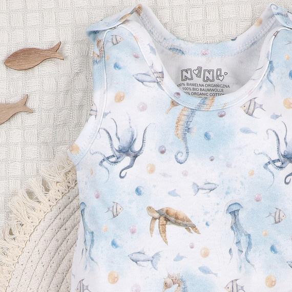 ABN-5449 Sea Of Joy Nini - organická bavlna, pohodlné zapínání