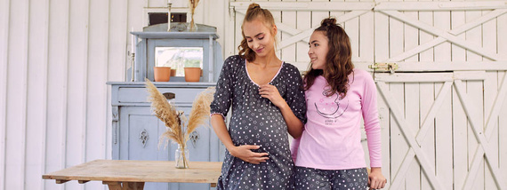 Noční košile Antilia s 3/4 rukávy Italian Fashion - potisk