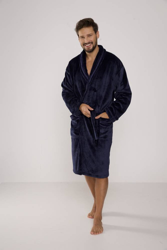 716 Rafael pánský župan De lafense - tmavě modrý