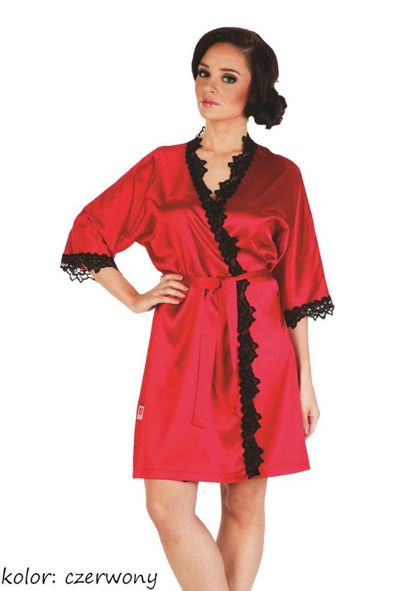 929 Kleoree Dámský župan De Lafense - červený