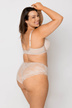 Kalhotky s vysokým pasem v béžové barvě