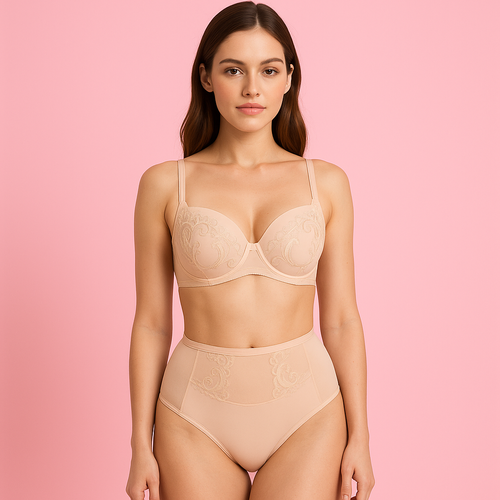 VB-474 Podprsenka s plnými košíčky Vena - plné košíčky a krajka Vena nude