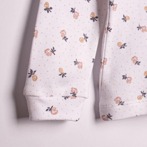 Nicol 220036 dívčí pyžamo 100% bavlna měkké pohodlné květiny