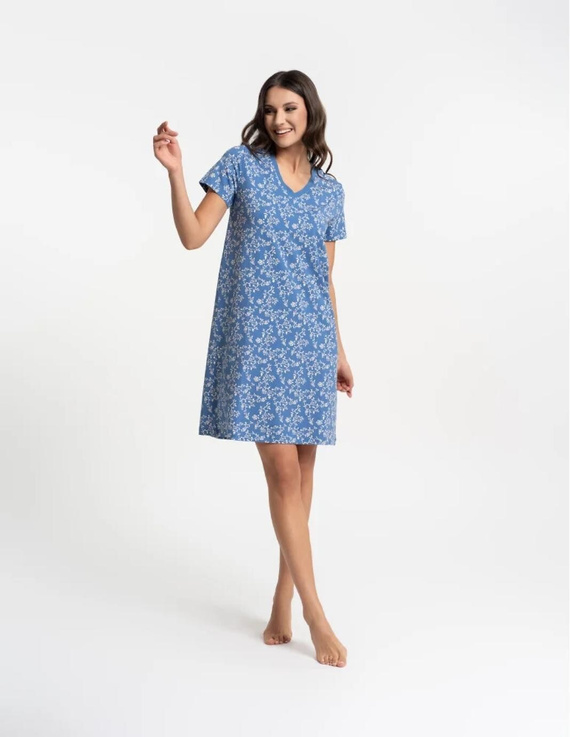 Dámská noční košile Moraj PDK2700-009 bavlna V výstřih pohodlí