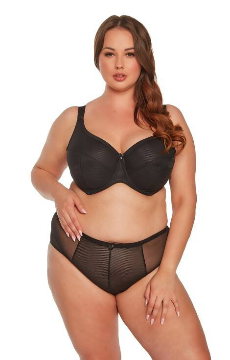 BSM 1058 Polovyztužená maxi podprsenka Sonia Gaia - černá