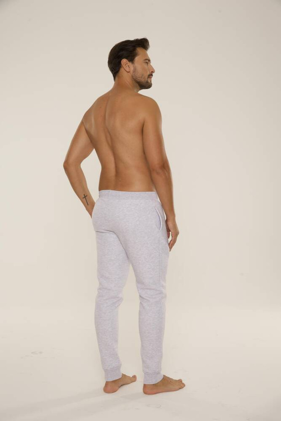 813 Indigo Pánská tepláková souprava De Lafense - světlý melír