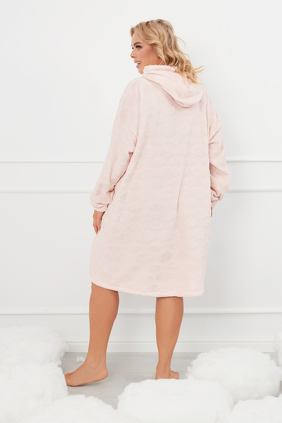 Runa Dámská halenka s kapucí Italian Fashion - růžová