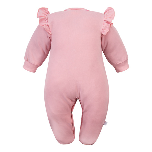 Kojenecký overal Eevi Cherry s ťapkami bavlna měkký