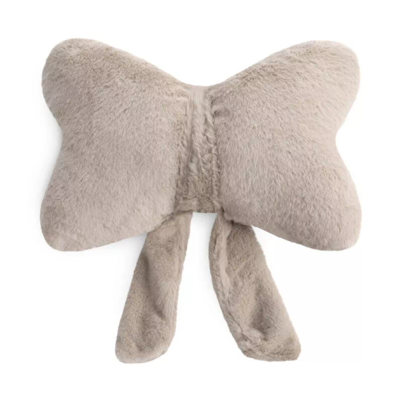 Eurofirany Wiosna 135 – dekorativní polštář 37x10x30 s mašlí beige