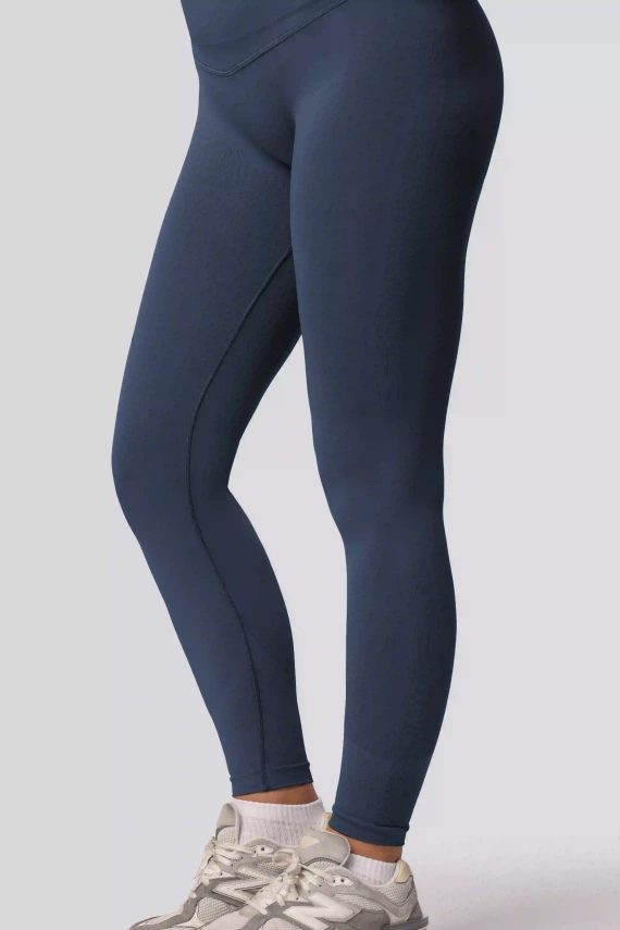 Legíny push-up Spaio PRO vysoký pas krycí tvarující navy blue