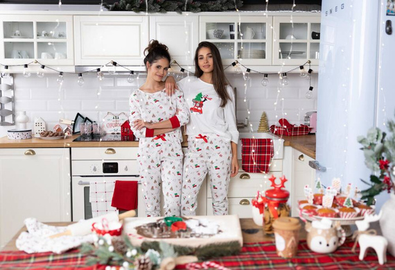 Dámské pyžamo Samantha Sensis -ecru