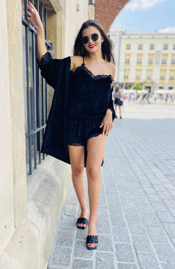 613 Milagros Dámské pyžamo Forex - černé