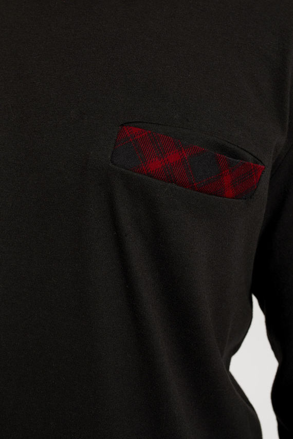 Pánské pyžamo Zeman Italian Fashion - černé/potisk