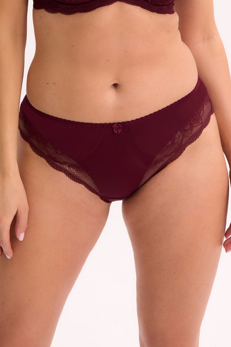 GFP 931 Veronika Dámské kalhotky Gaia chianti- bordó klasické krajkové kalhotky