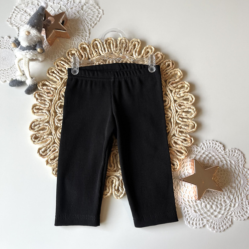 Legíny Mamatti SL02 Merry Christmas - černé, bavlněné, dívčí