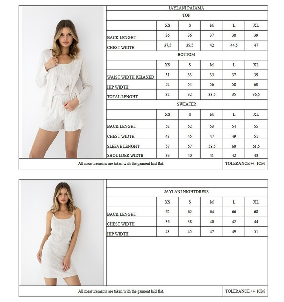 Dámské pyžamo Sensis Jaylani béžové – bavlněný 3dílný komplet homewear