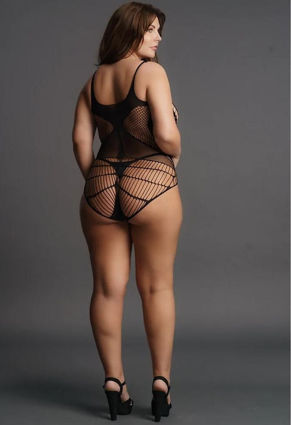 Body DES018 Le Désir smyslné body s geometrickými výřezy