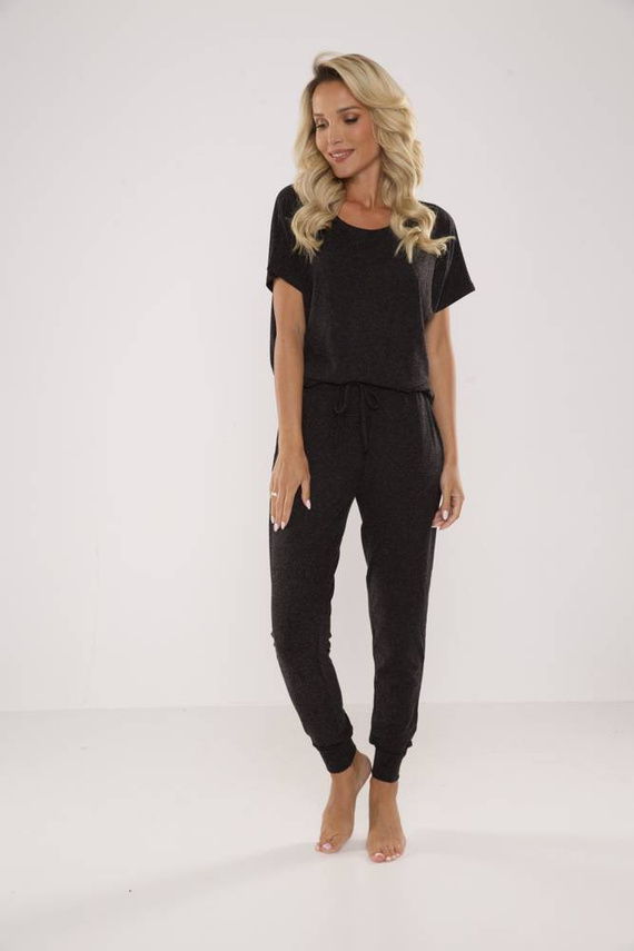 524 Paula Dámské pyžamo De Lafense - grafitové