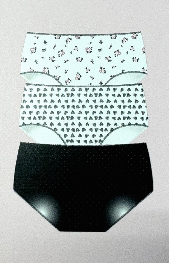 Kalhotky Essentials 3488 Midi 2H100 A'3 Cotonella