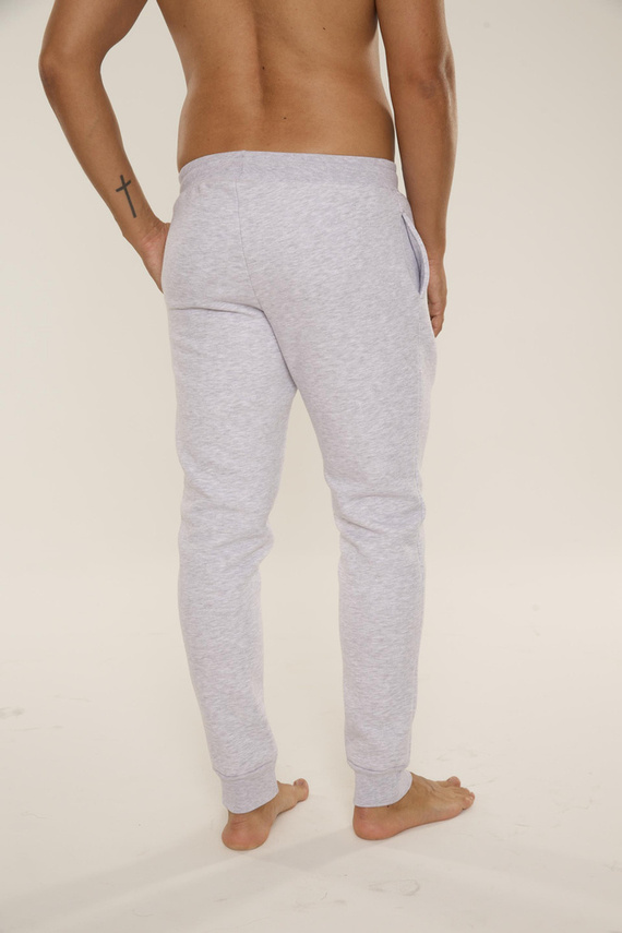 813 Indigo Pánská tepláková souprava De Lafense - světlý melír