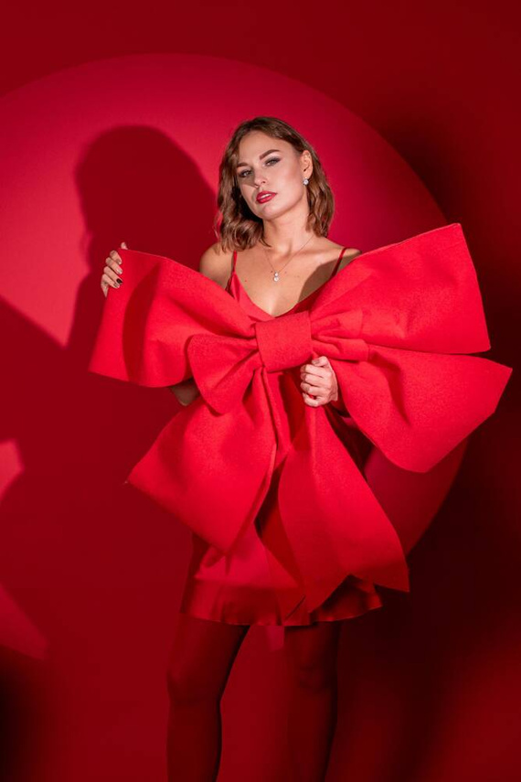 758 Cordelia Dámská košile De Lafense - červená