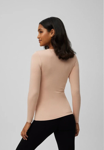 Dámské termo tričko Ysabel Mora 70017 nude- měkké, prodyšné, hypoalergenní, dlouhý rukáv