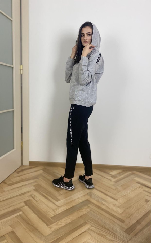 496 Dámská tepláková souprava Just Forex - světlý melír