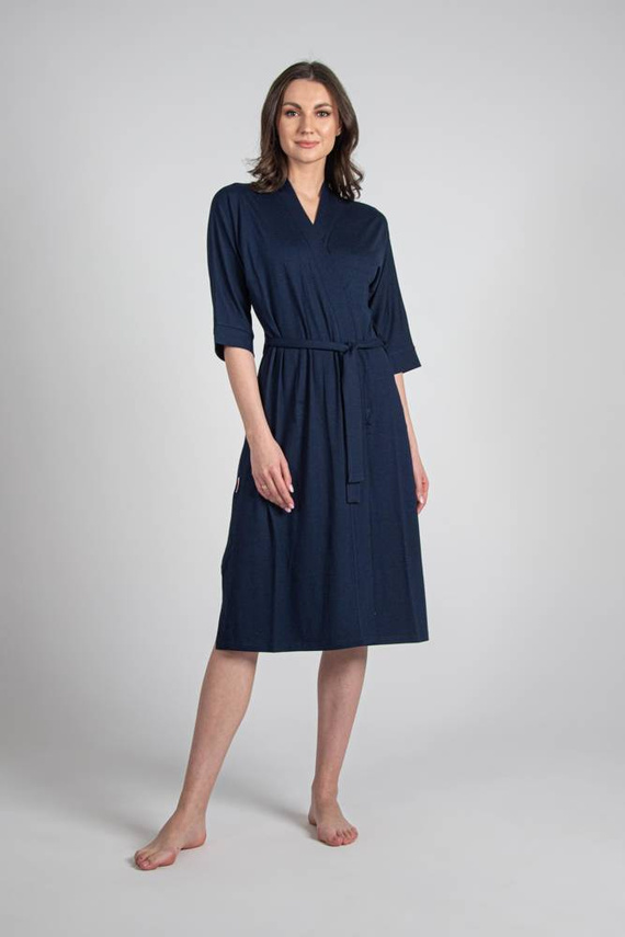 942 Visa Dlouhý župan De Lafense - tmavě modrý