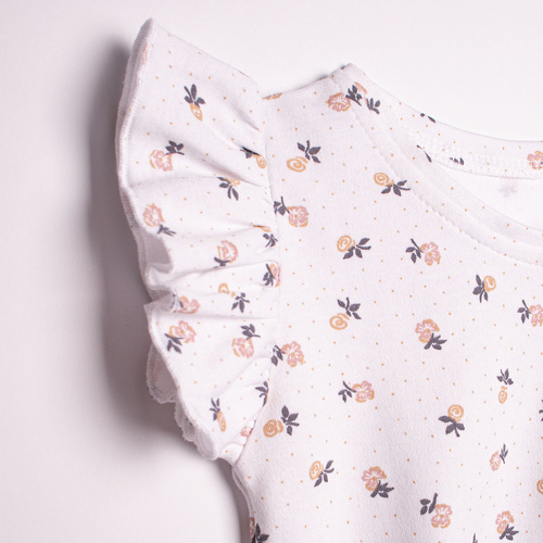 220037 Komplet pro dívku: tričko + šortky Nicol, bavlna, letní komplet