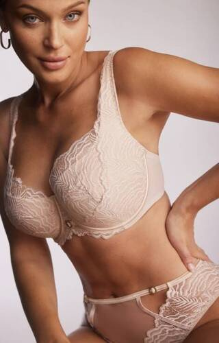 BC-1102 Vyztužená podprsenka Luna Kinga - béžová