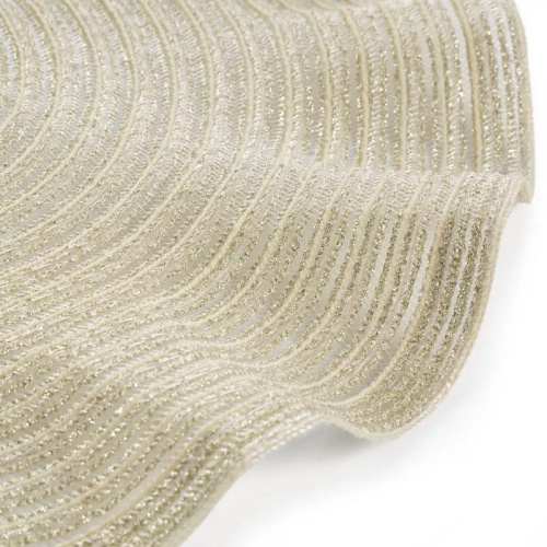 Podložka na stůl Eurofirany elegantní podložka pod talíře glamour June champagne beige