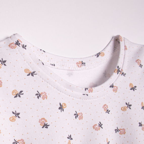 Nicol 220036 dívčí pyžamo 100% bavlna měkké pohodlné květiny