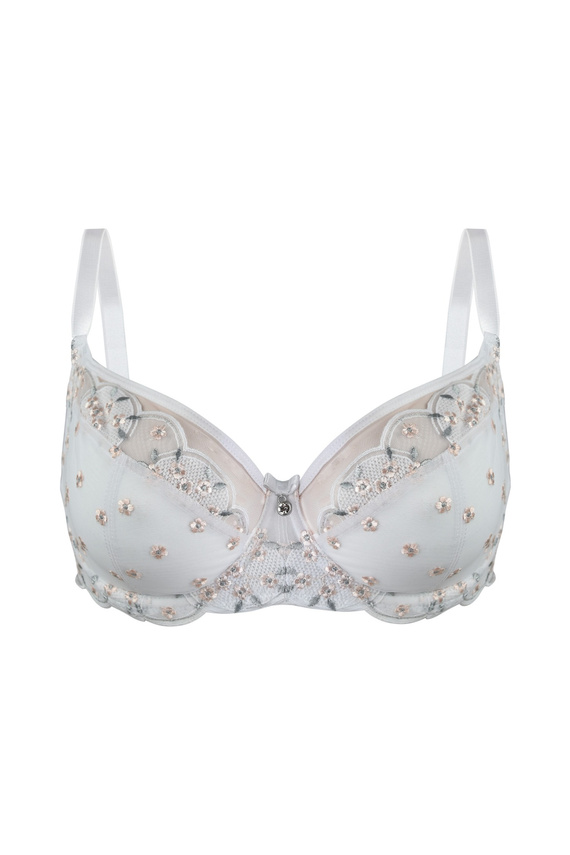 19226 Retro měkká podprsenka Mediolano bílá