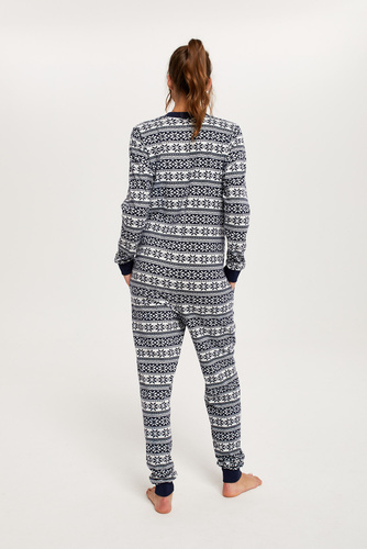 Alaska Dámský overal Italian Fashion - tmavě modrý