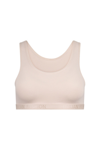 Nikola Dívčí podprsenka se širokými ramínky Italian Fashion - pudrově modrá