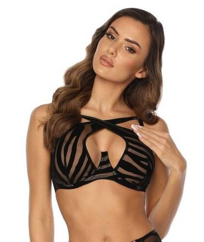 SC-1087 Unholy soft bra Kinga - černá