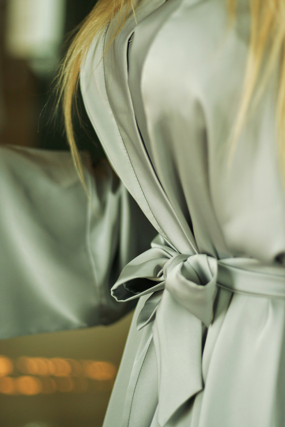 Panama Dámský župan Podomka Kalimo - stříbrný