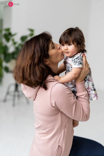 Bluza do karmienia Milk Please Milk&Love pudrowy róż